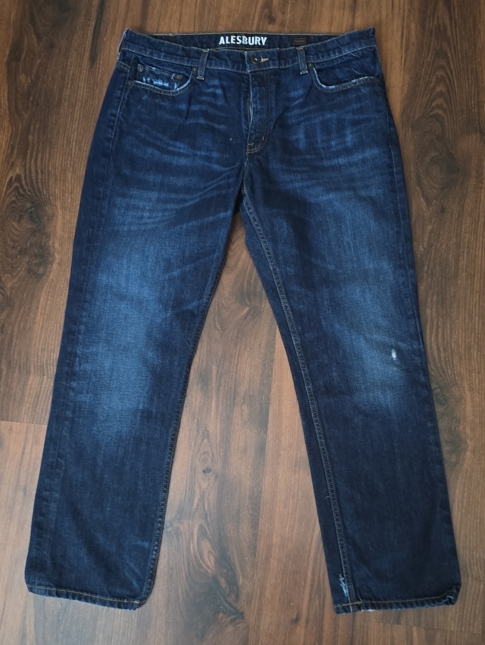 Alesbury Men's Indigo Straight-Leg Jeans W36 X L32
